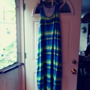 Racer back long nightie or dress